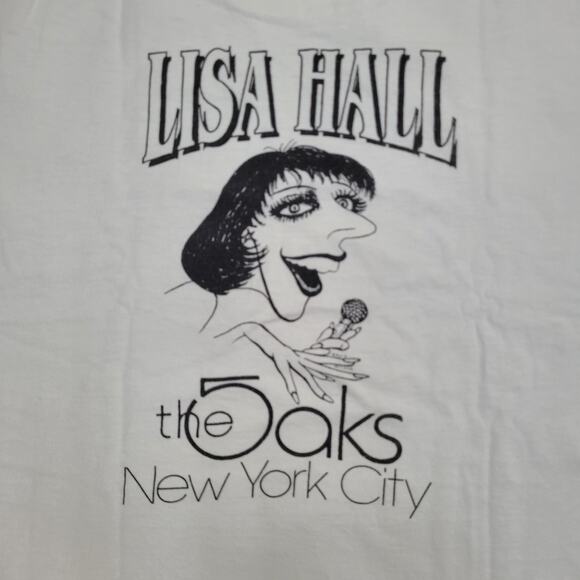 Vintage 80s Lisa-Hall The-5-Oaks Shirt Womens Large 21x25 New-York - Picture 5 of 12